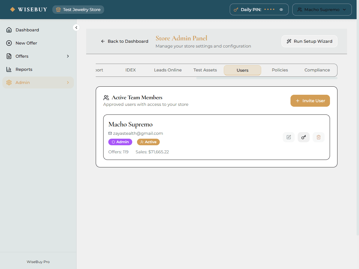 Role-Based Access feature screenshot